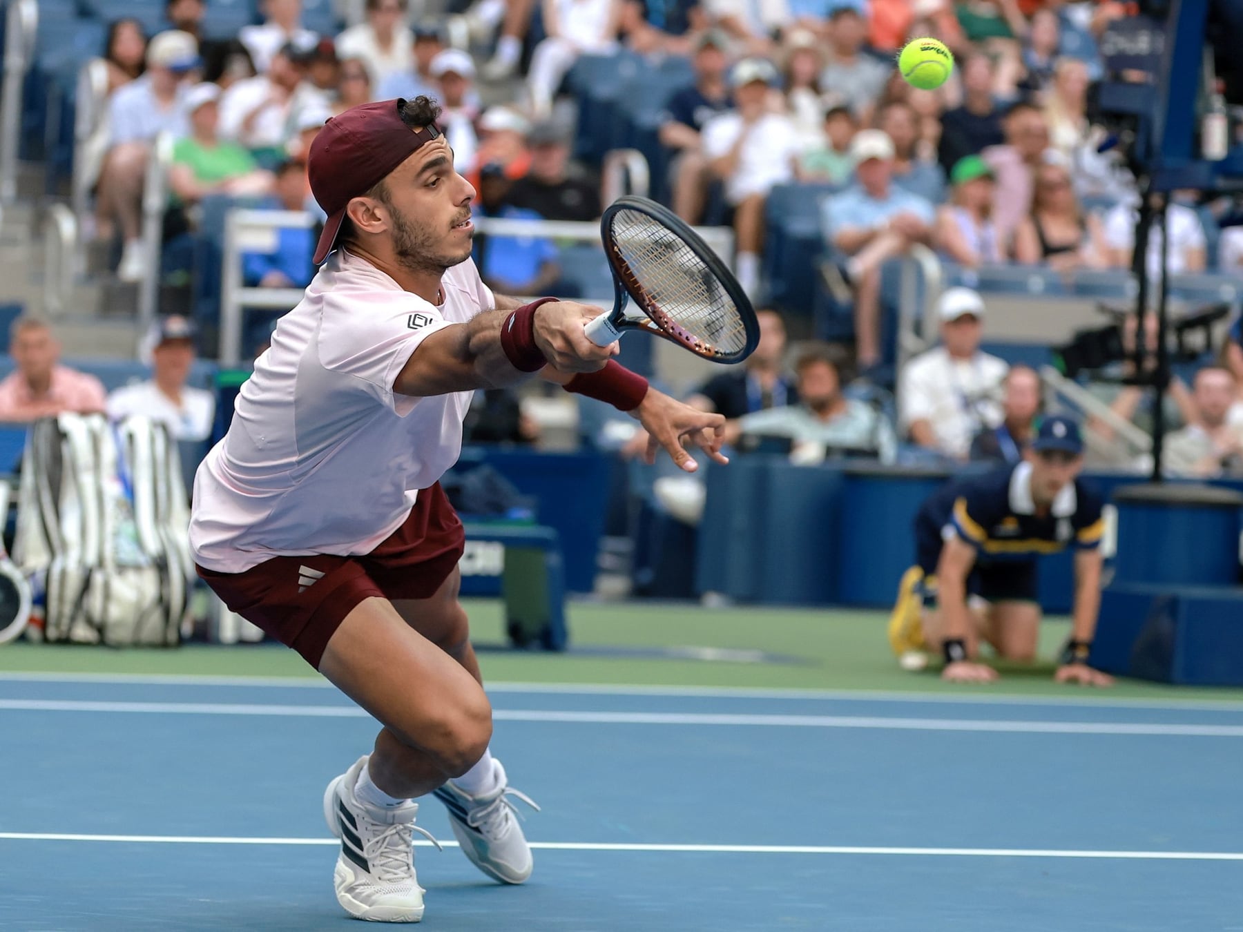 Cerúndolo volvió a chocar contra el mismo techo: el belga Blockx lo bajó en octavos del US Open