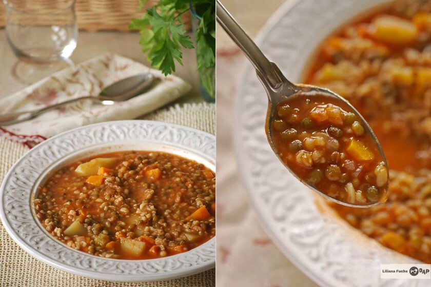 El guiso de lentejas que no necesita carne: cuando el bulgur completa la proteína y mejora la textura
