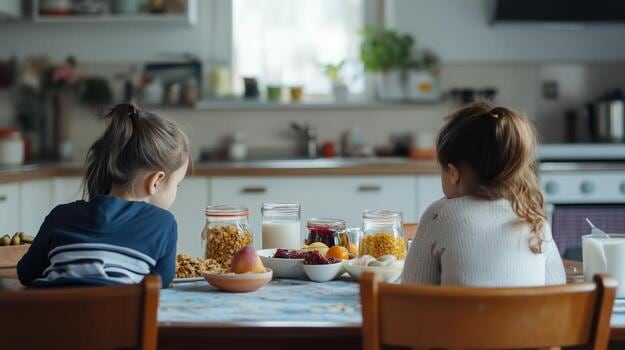 La cena de la noche anterior como llave para que los chicos lleguen a la escuela con algo en el estómago