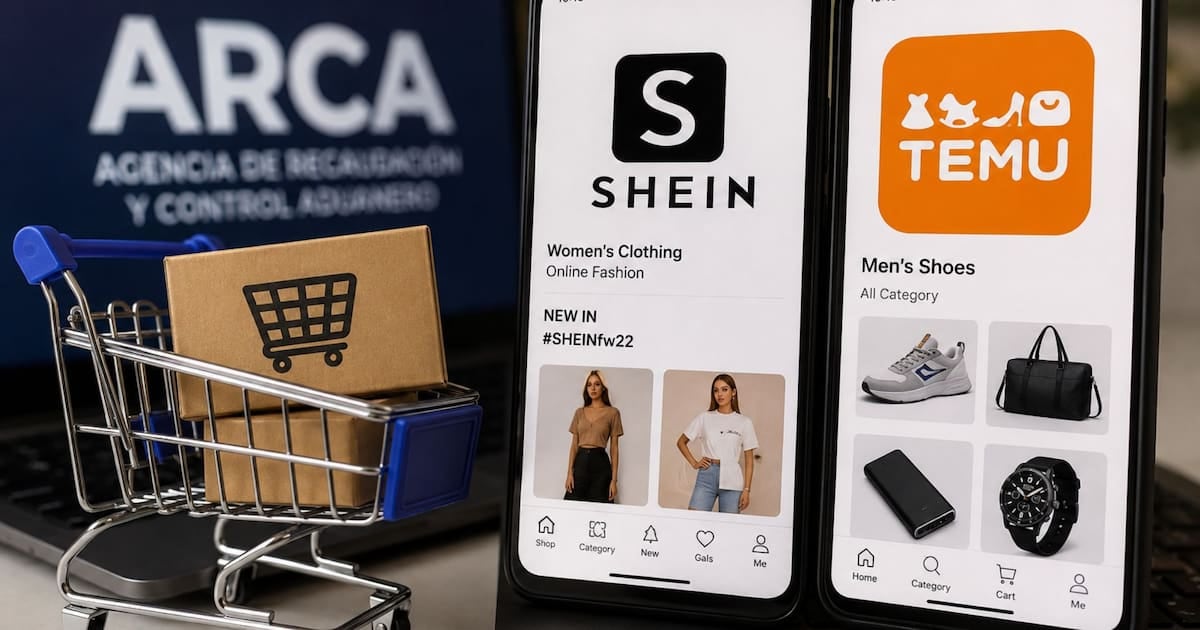 Compras en Shein y Temu: el cupo de cinco envíos anuales se comparte entre plataformas y no se renueva al cambiar de tienda