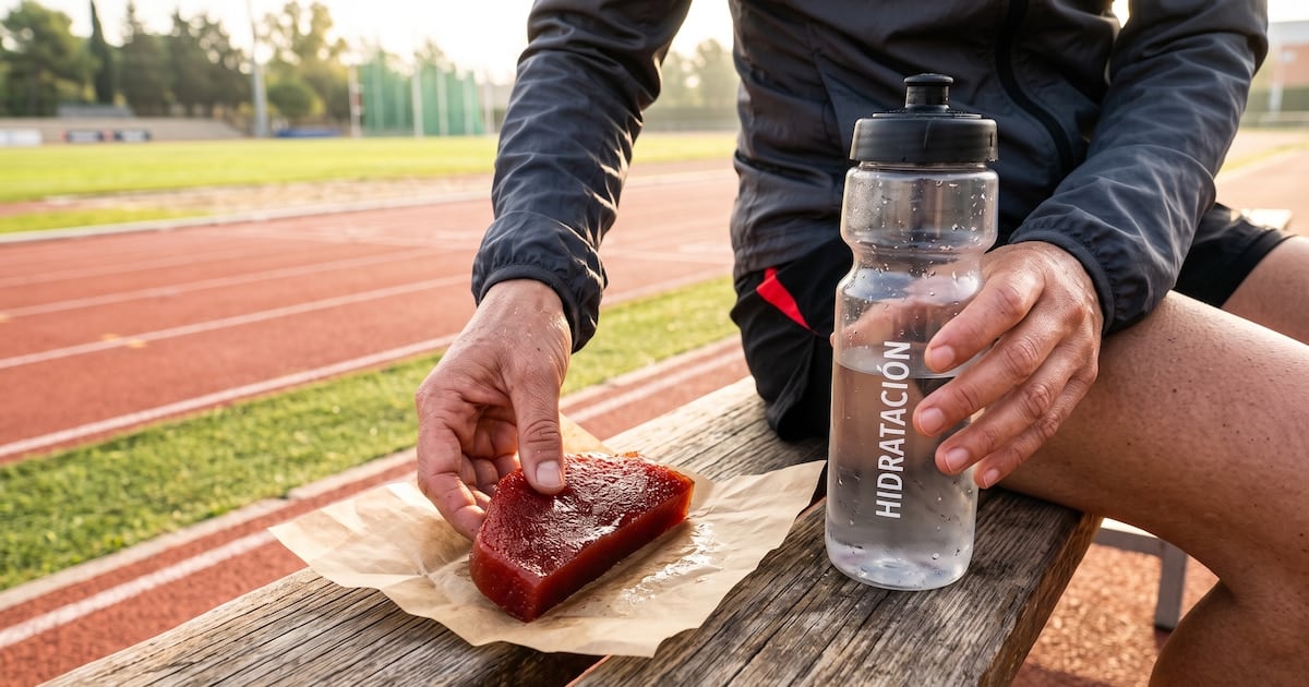Dulce de membrillo en el running: un atajo casero que pide calculadora y estómago probado