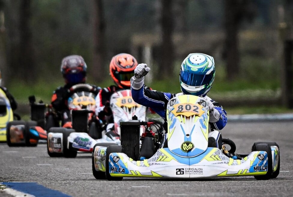 Fausto Schioppa tiene 16 años y acaba de ganarse un pasaje al Mundial de Rotax en Portimao