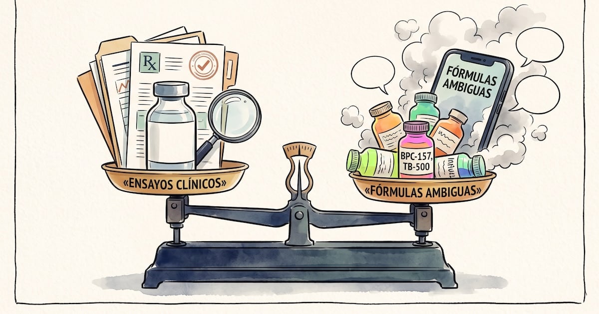 Péptidos de moda: por qué un especialista pide mirar la evidencia antes de caer en la promesa fácil