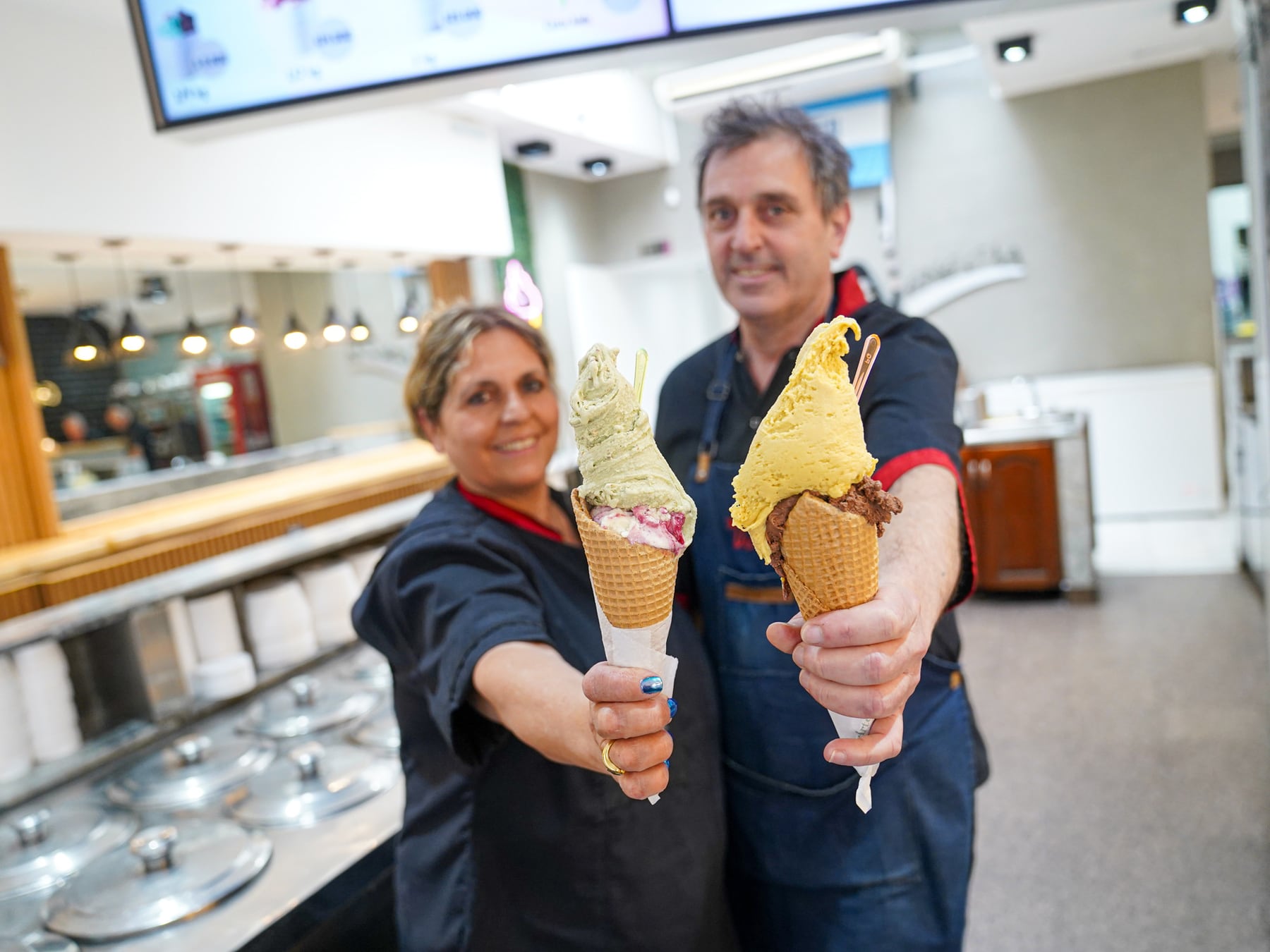 Venecia, el ícono heladero de San Martín al 6800 que une café, familia y seis décadas sin interrupciones