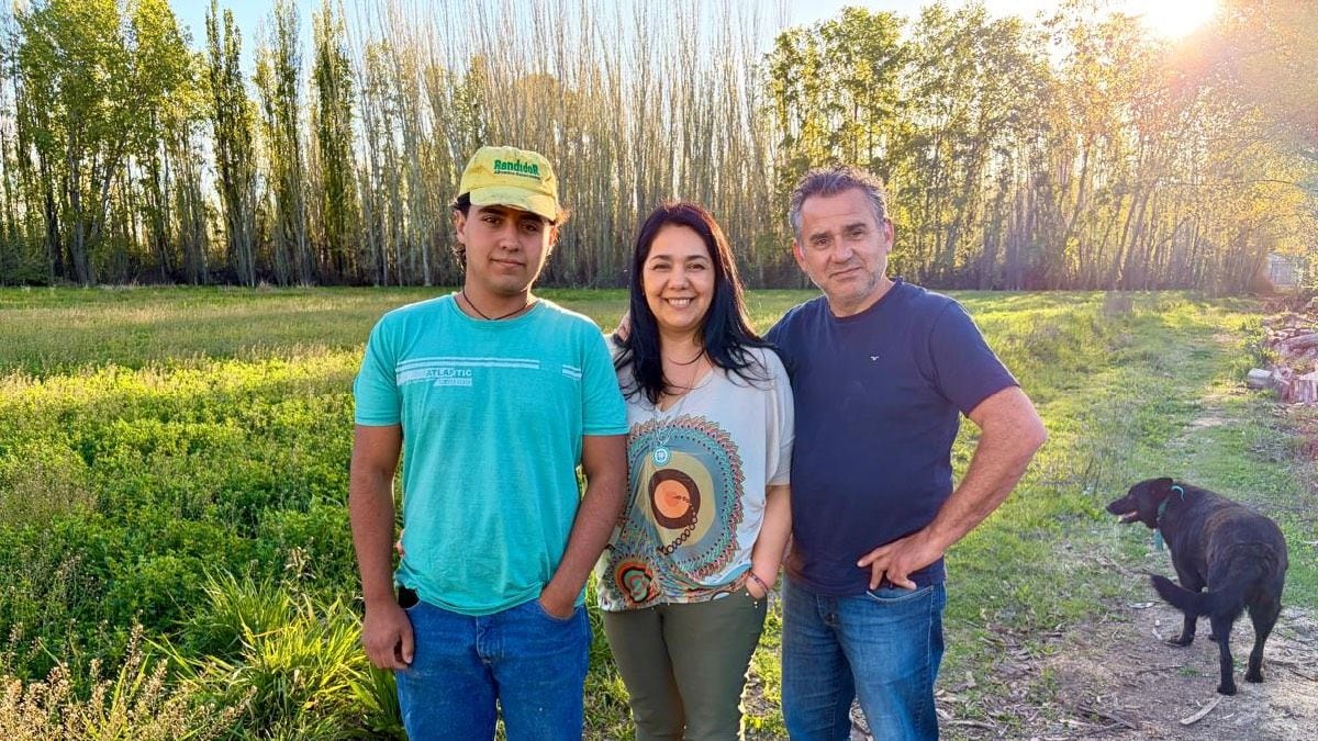 La chacra que sostiene una familia con sueldos de empleados y el legado de un bisabuelo que llegó de Italia con 12 años
