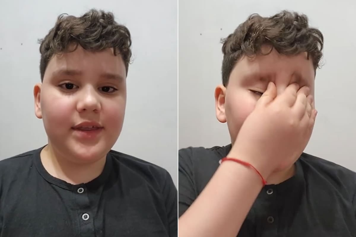 Un nene de nueve años les ganó la pulseada a los haters: pidió disculpas por video y se quebró